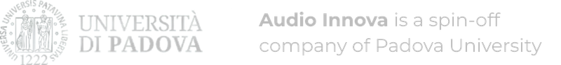 Audio Innova is a spin-off company of Padova University